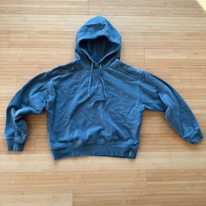 Girlfriend Collective 50/50 hoodie jn lagoon, medium